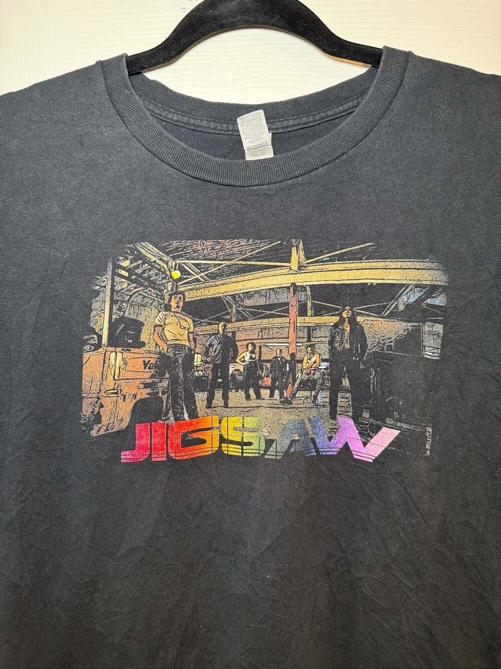 Gildan Frame Logic Jigsaw Movie T Shirt Size L Black